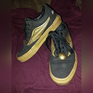 Harry Potter Golden Snitches Vans•Men's 6/Women's 7.5